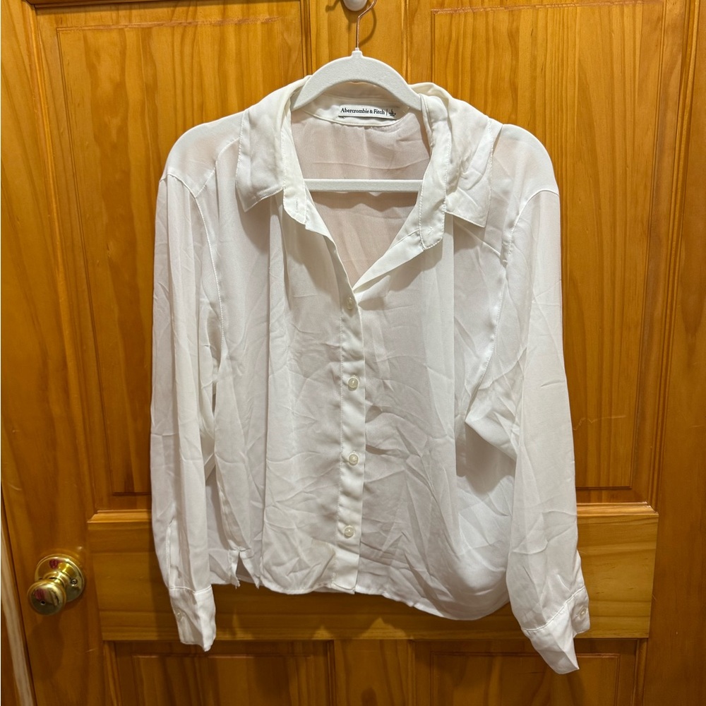 Abercrombie and Fitch Button Up Collared Blouse